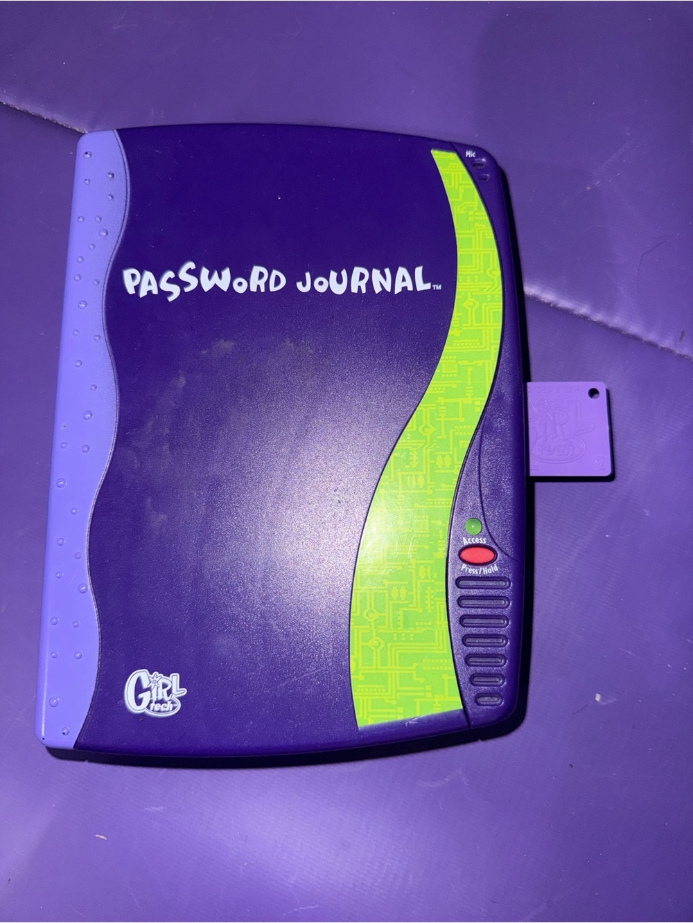 Vintage password journal